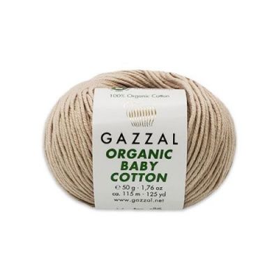 GAZZAL ORGANIC BABY COTTON  444 - 100% Хлопок 50 г/115 м